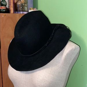 Black Felt Hat